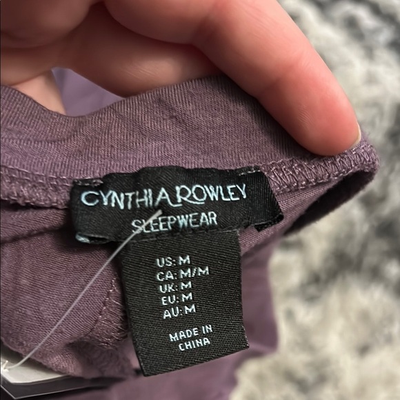 Cynthia Rowley Purple Sleepwear Pants - Picture 2 of 5